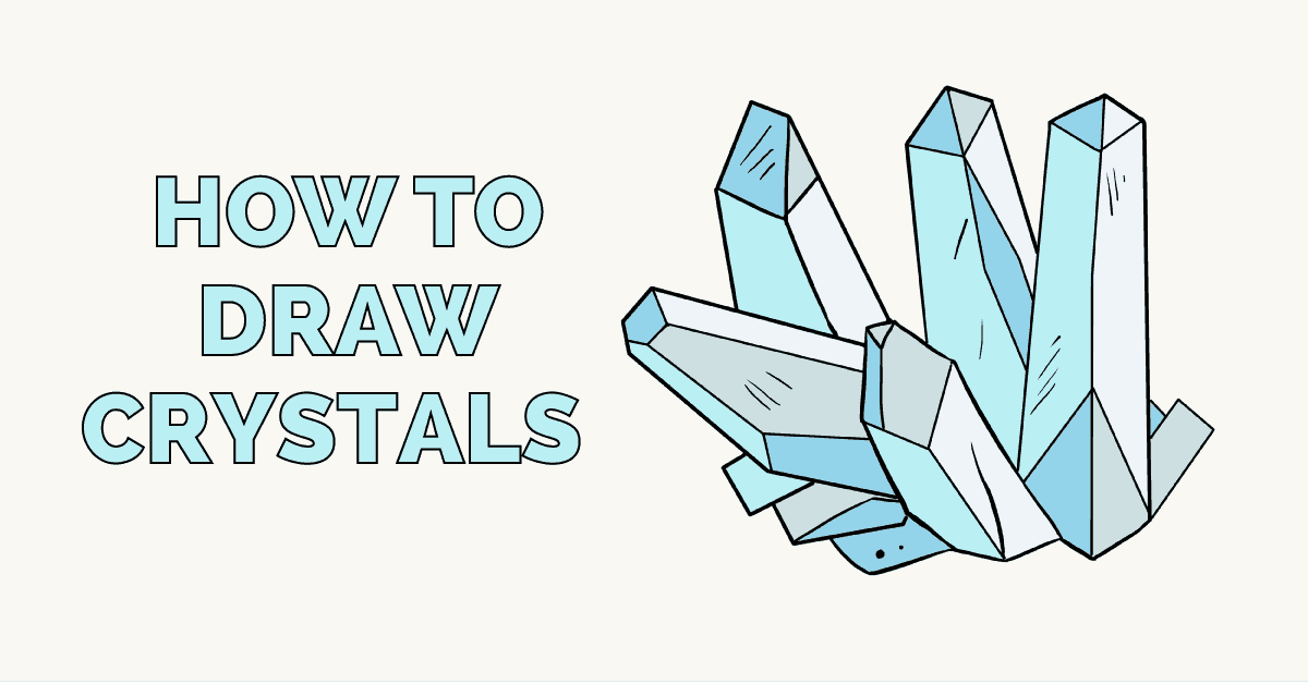 1200x628 How To Draw Crystals Really Easy Drawing Tutorial