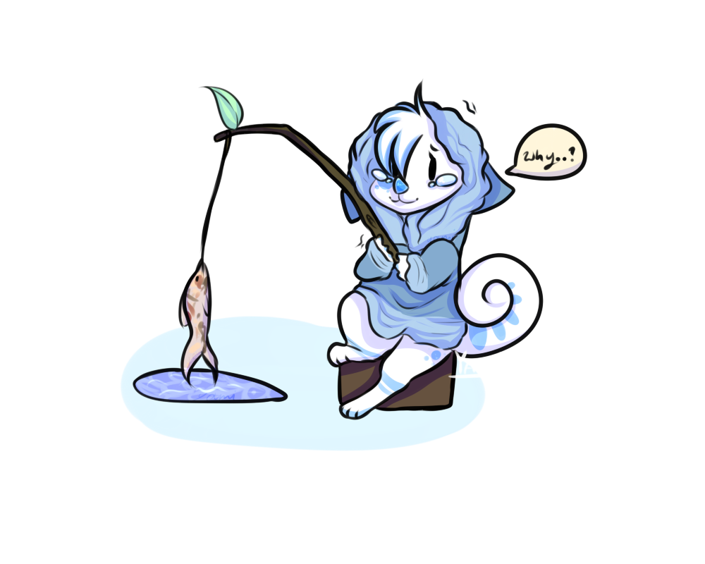 1000x800 Ice Fishing Chimereon Prompt By Yami Booo
