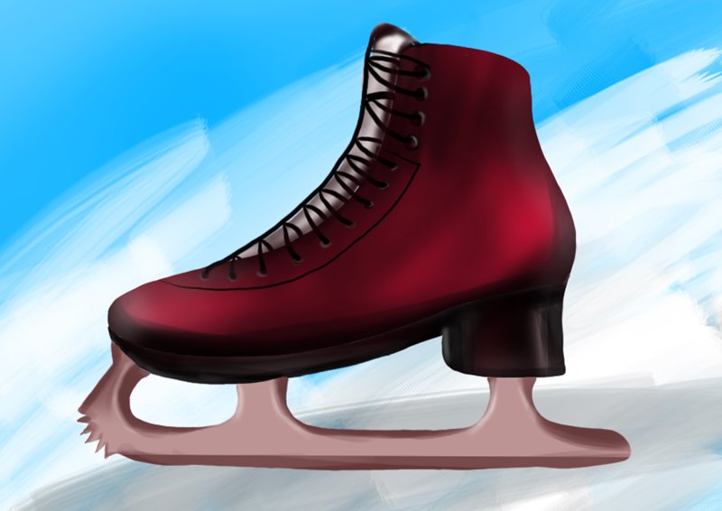 800x566 Learn How To Draw Ice Skates (Other Sports) Step By Step Drawing