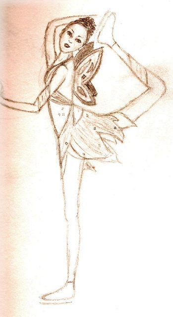 349x640 Ice Skating Drawings Ice Skating Fairy By Stephanie C. Dunstan