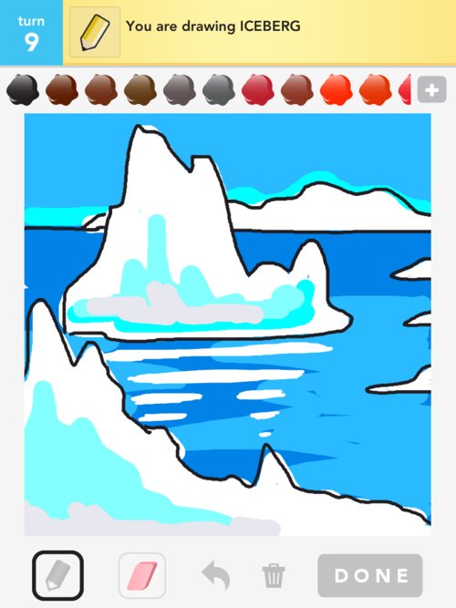 500x667 Iceberg Drawings