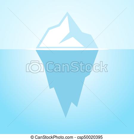 450x470 Iceberg Vector Icon Illustration Eps Vectors