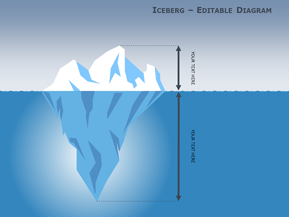 576x432 Iceberg Diagram For Powerpoint