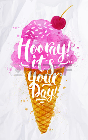 282x450 Poster Ice Cream Cone Lettering Life Is Short Eat Ice Cream First