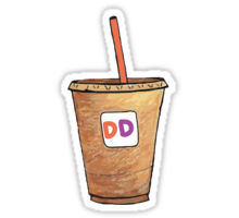 220x200 Iced Coffee Sticker Computers Artsy