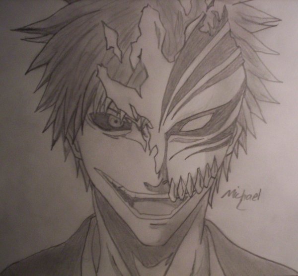 600x555 Ichigo Hollow Mask By Mikel01