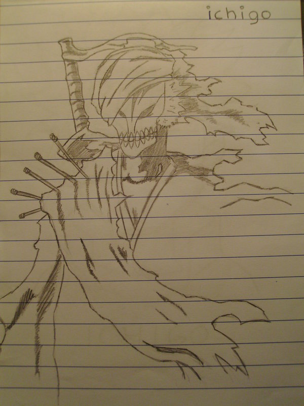 600x800 Ichigo Hollow Drawing By Senderc1rca