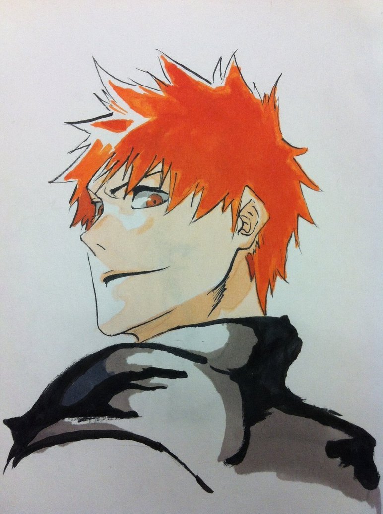 772x1034 Ichigo Kurosaki Drawing 2 By Ares Martinez