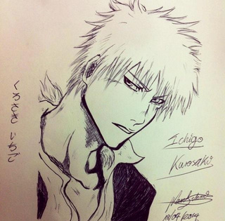320x315 Kurosaki Ichigo, Fan Art. From Bleach