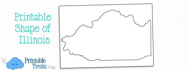 610x229 Clean Chalkboard Giant Illinois State Clipart Printable