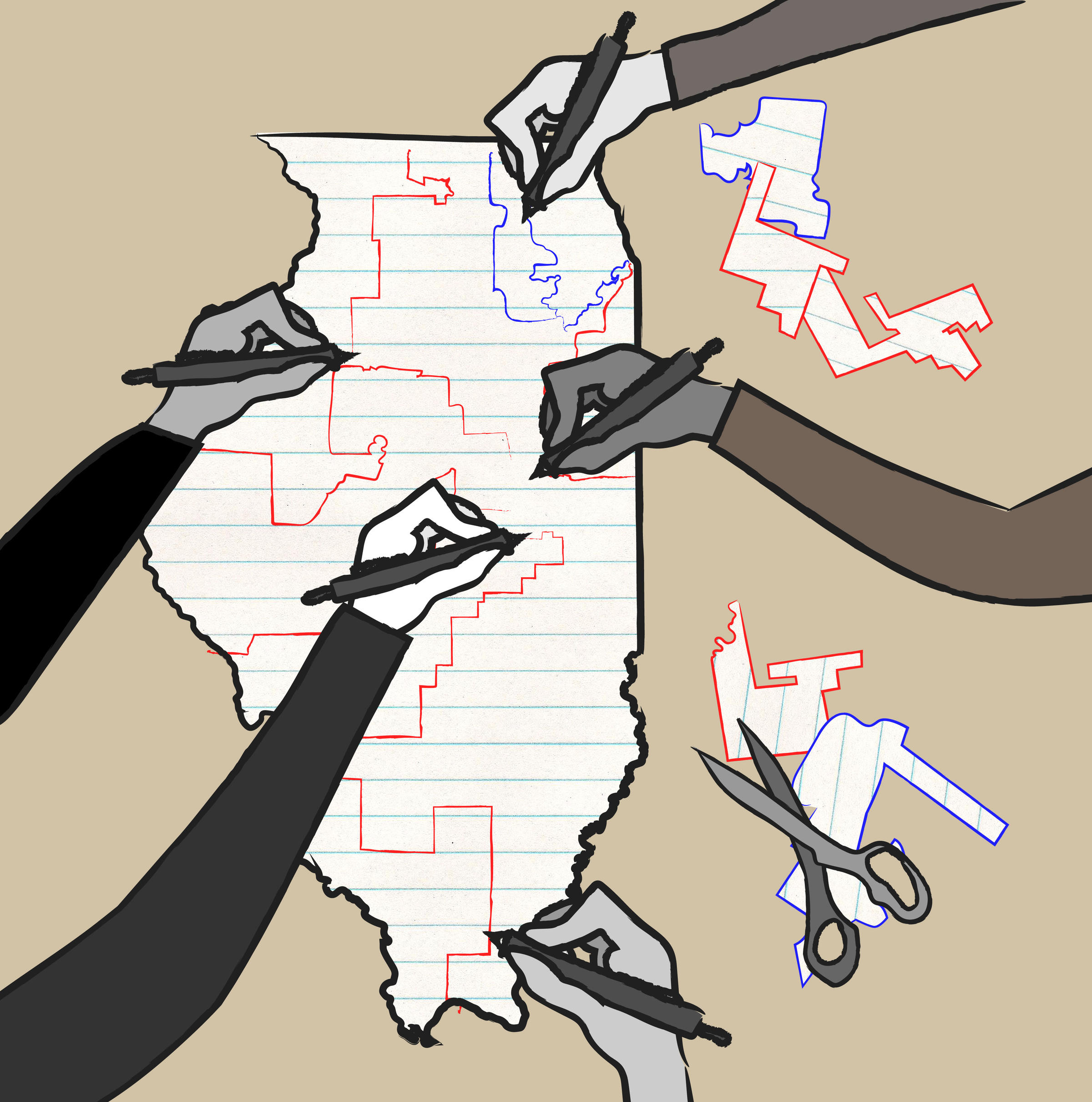 2400x2421 On The Trail Illinois Democrats Guard District Drawing Privileges
