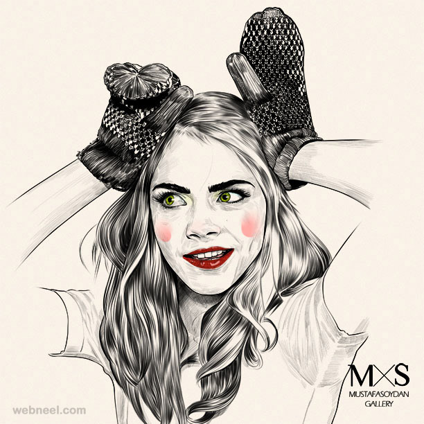 612x612 Creative Illustrations And Realistic Drawings By Mustafa Soydan