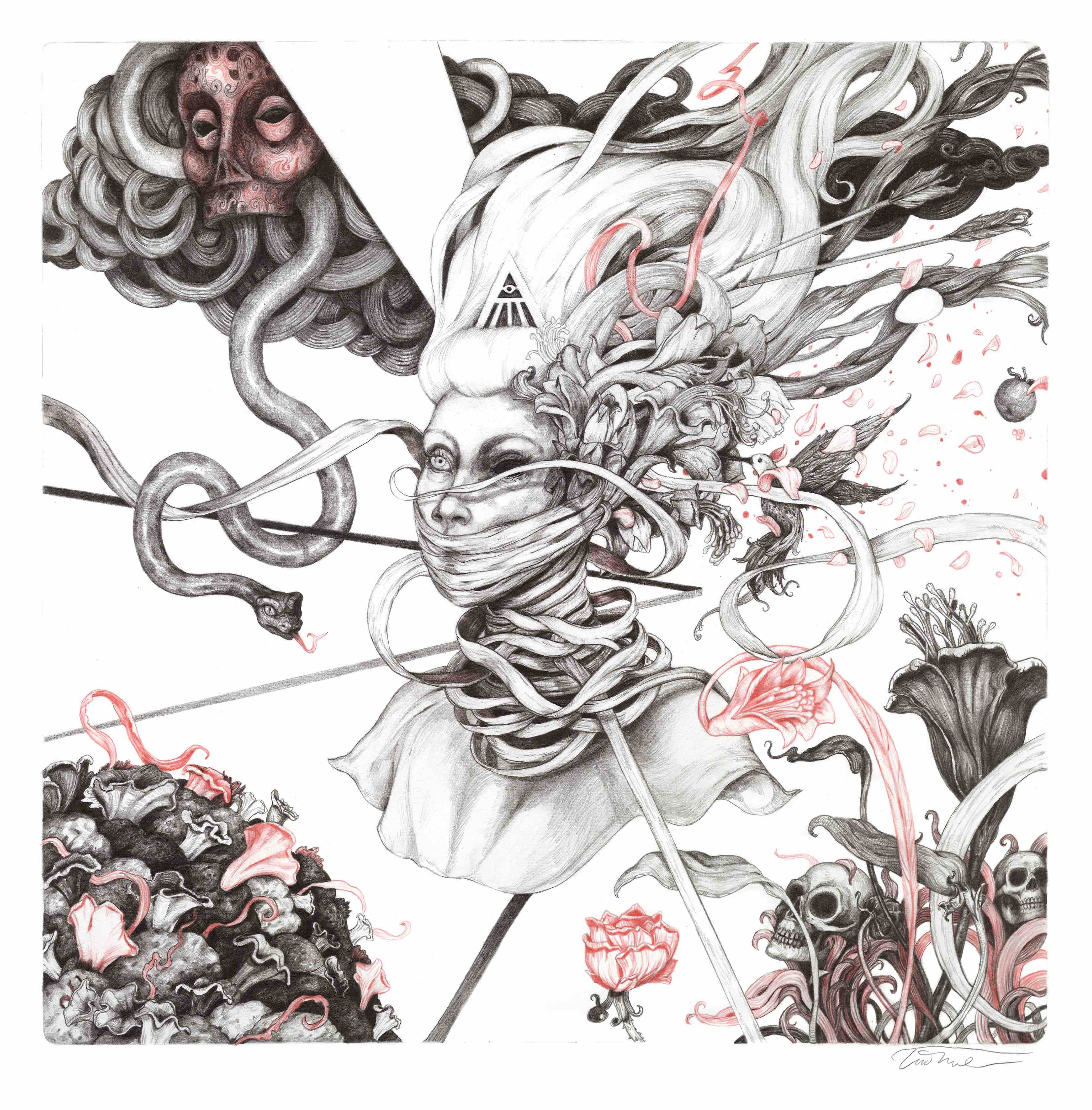 3543x3600 Illustrator Tim Lane On Philosophy, Death