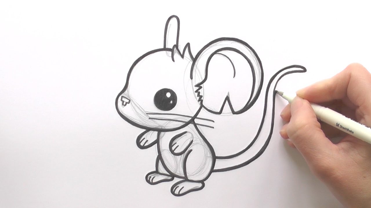 1280x720 How To Draw A Cartoon Mouse From Transformice