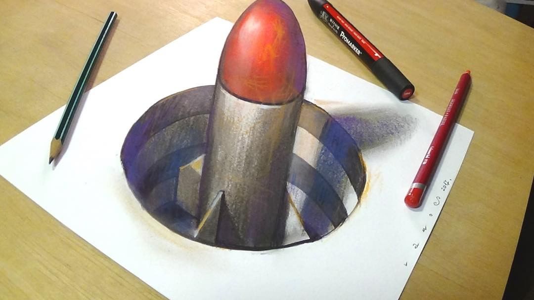 1080x608 50 Beautiful 3d Drawings