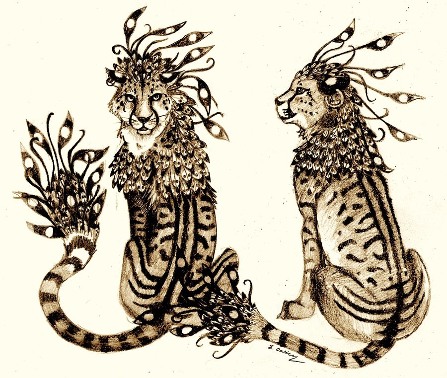 900x761 Quetz And Inca By Elsarose