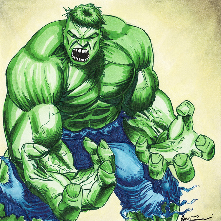750x750 The Incredible Hulk By Ianlammiart