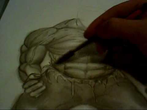 480x360 Incredible Hulk Drawing