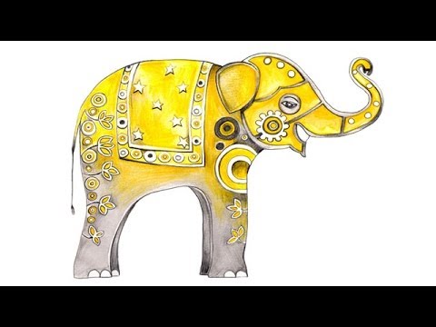 480x360 How To Draw An Elephant By Nazneen Bustani