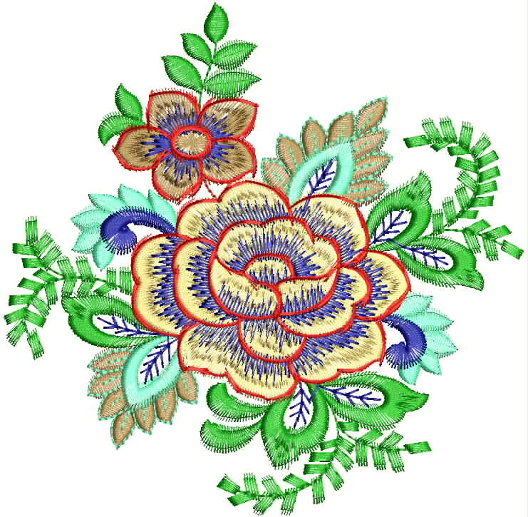 Indian Flower Drawing at GetDrawings | Free download