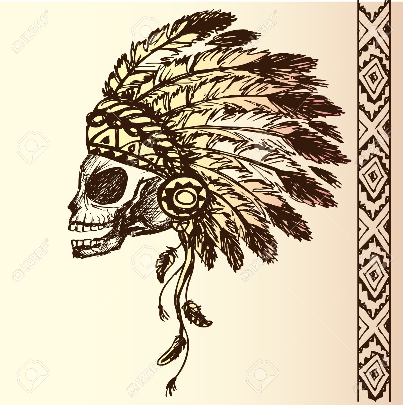 1294x1300 Native American Indian Chief Headdress (Indian Chief Mascot
