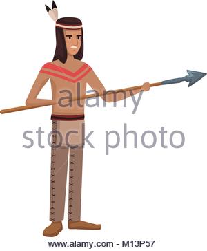 Indian Spear Drawing at GetDrawings | Free download