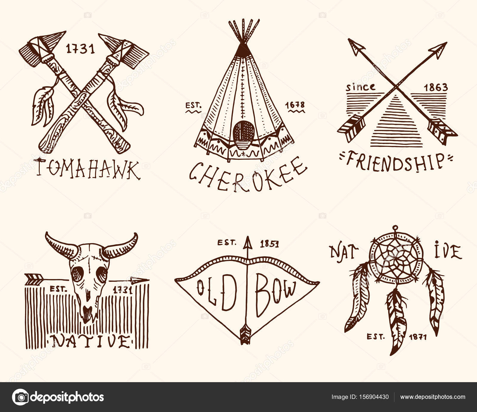 1600x1380 Set Of Engraved Vintage, Hand Drawn, Old, Labels Or Badges