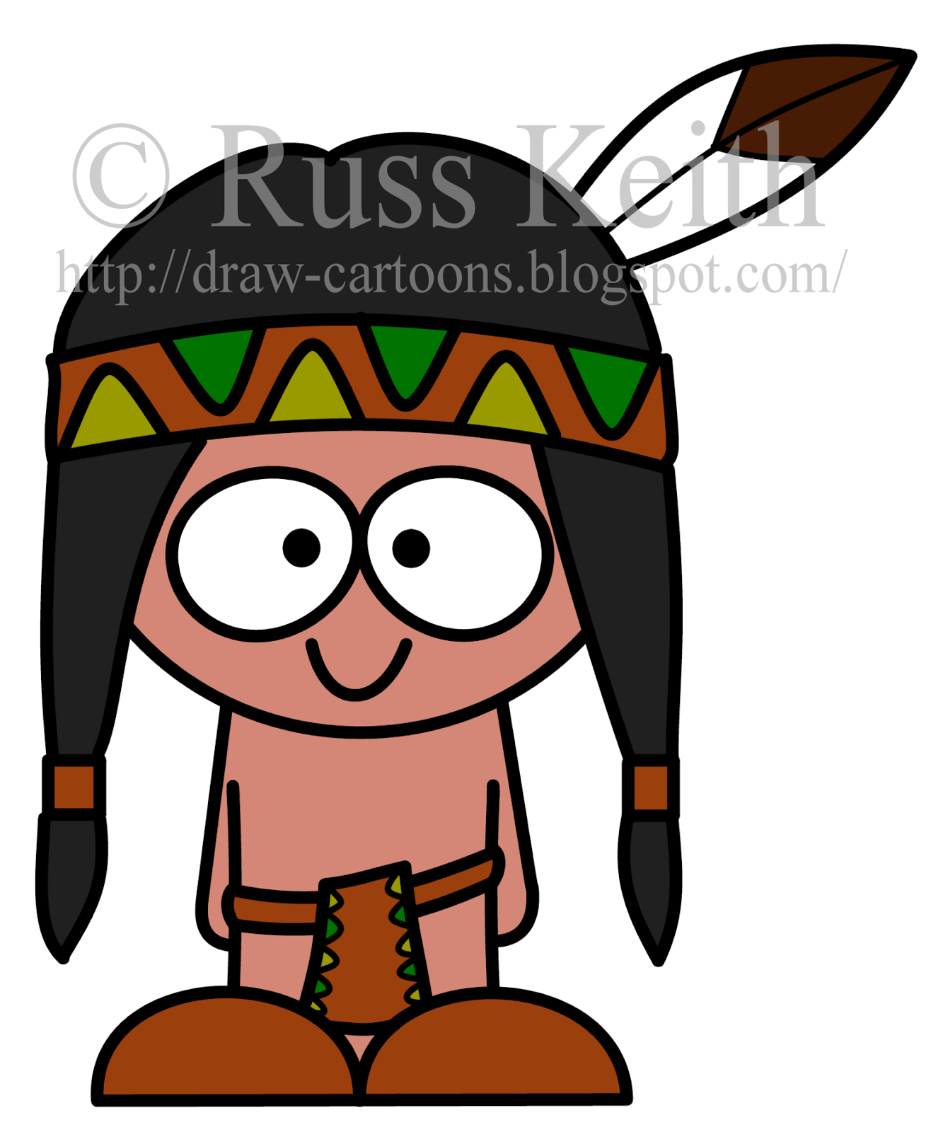 1333x1600 How To Draw Cartoons American Indian