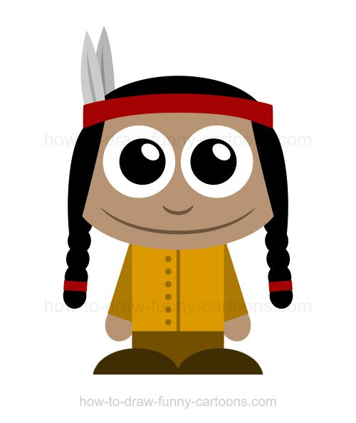 500x593 To Draw An Indian