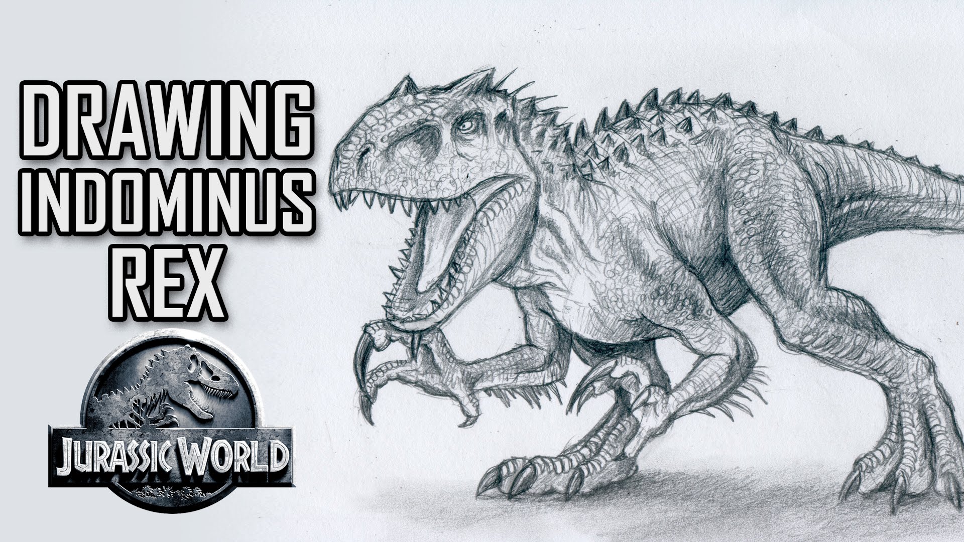 Indominus Rex Drawing at GetDrawings | Free download