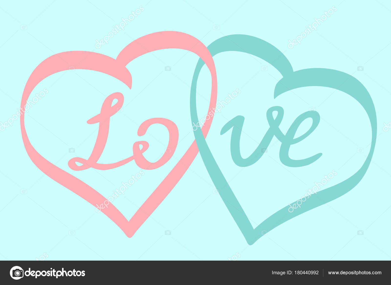 1600x1167 Two Hearts Together Word Love Symbol Happy Valentine Day Infinity