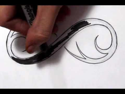 480x360 Drawing A Cool Infinity Symbol Tattoo Design