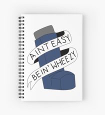210x230 Inhaler Drawing Spiral Notebooks Redbubble