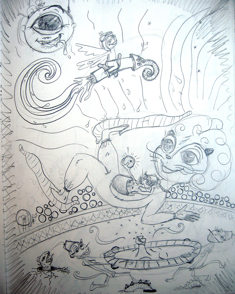 800x1001 Circus Initial Drawing The Jeanttegaztte