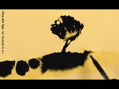 480x360 How To Paint With Ink And Water