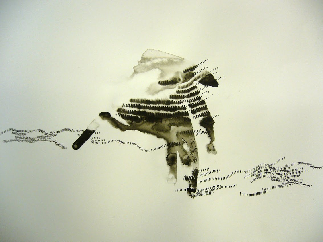 1134x850 Sarah Clark Ink And Water Drawing On Cartridge Paper