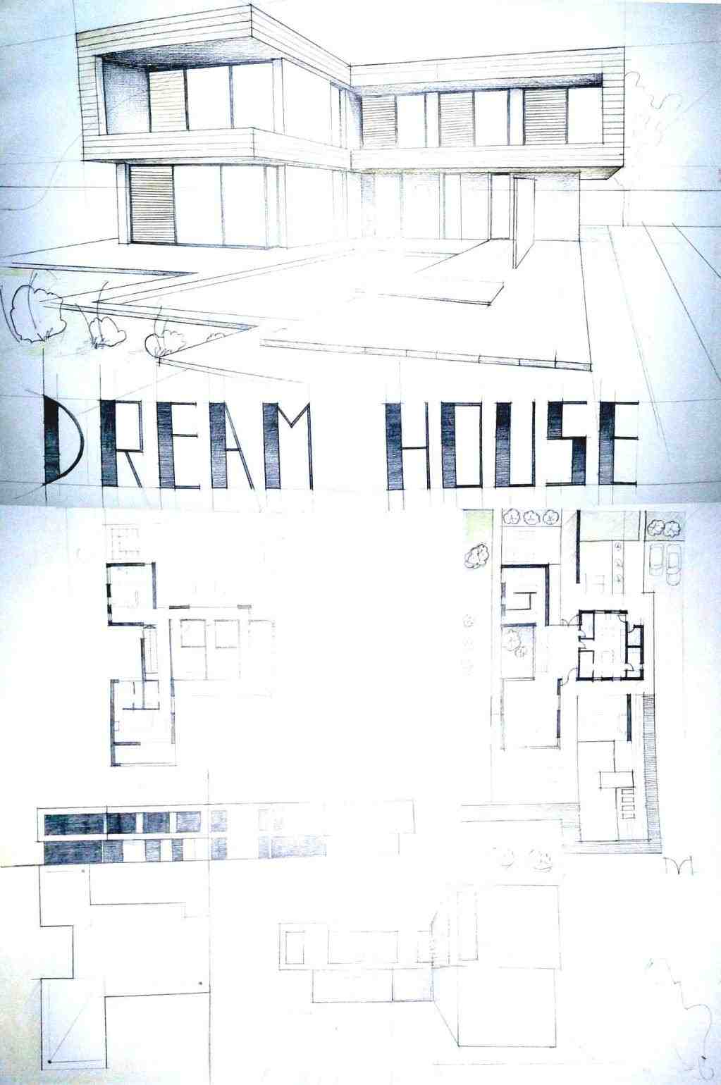 1023x1540 Modern Inside House Drawing