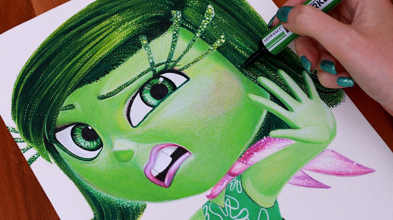 1280x719 Inside Out Drawing Disgust