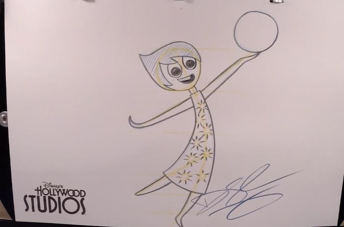 710x469 Learn To Draw Joy From Pixar's Inside Out The Disney Blog