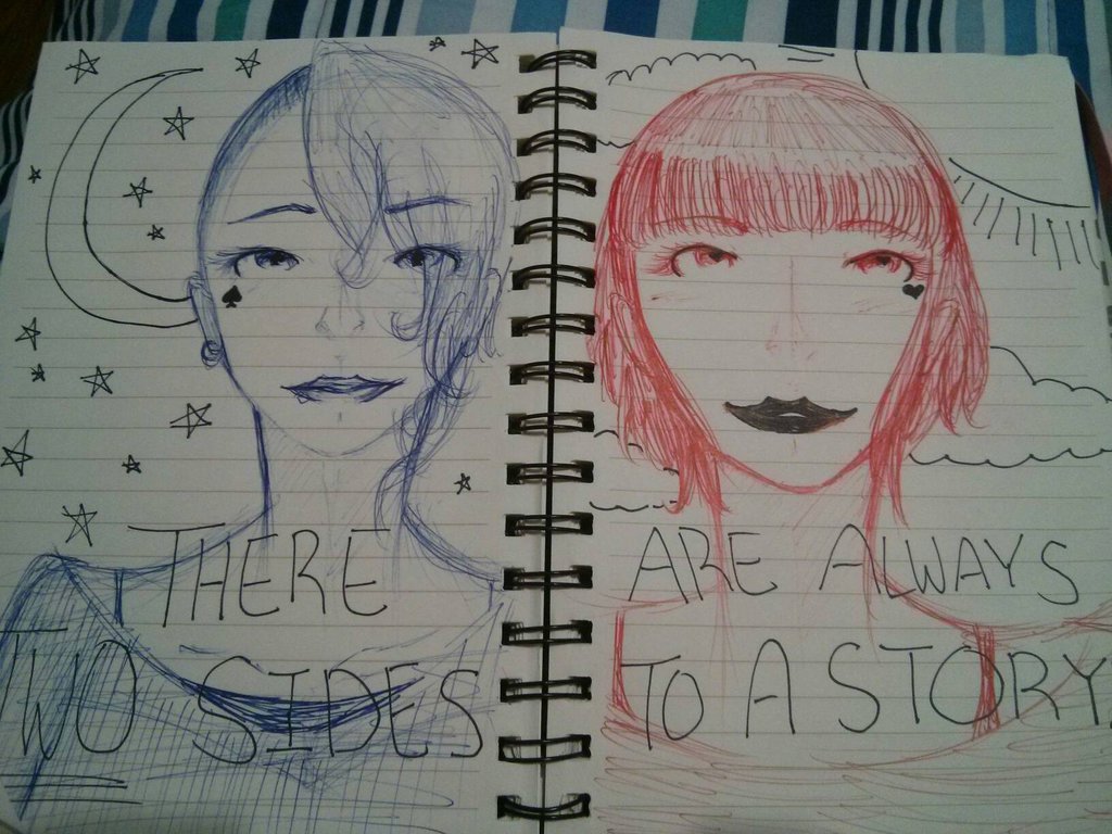 1024x768 Weird Inspirational Drawing By Rosoire