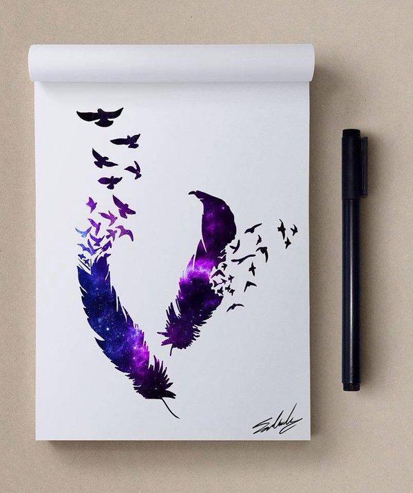 600x716 Drawings On Twitter Exceptional Artworks By Muhammed Salah