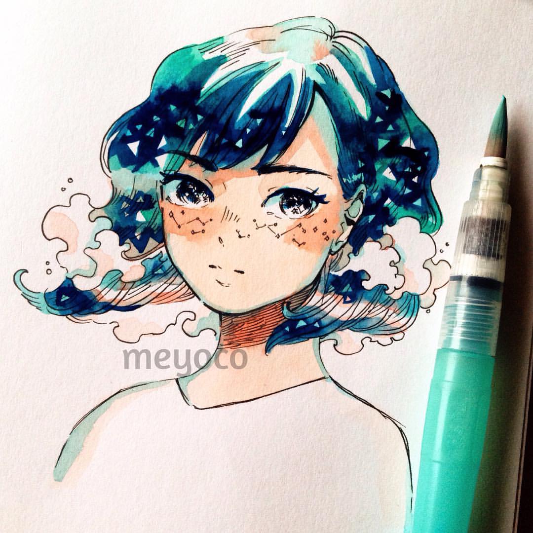 1080x1080 See This Instagram Photo By @meyoco 19.7k Likes Art Drawing