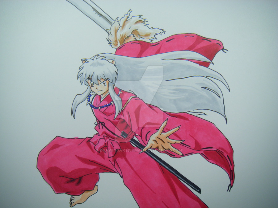 900x675 Inuyasha Fan Art Drawing Video Link By Drawingartistman