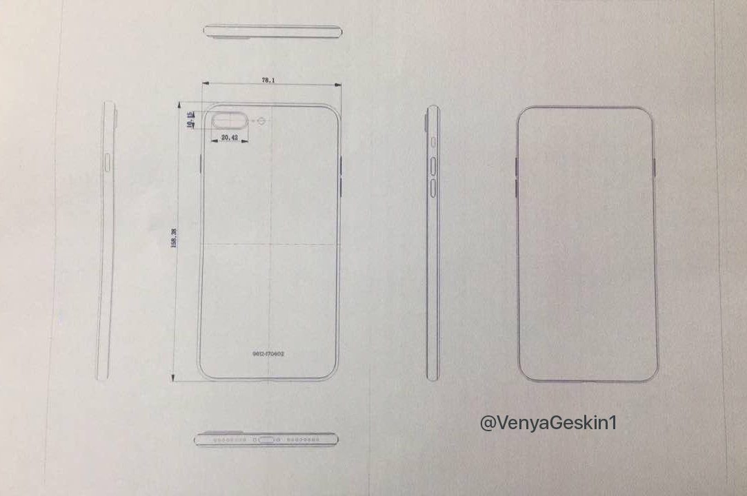 1083x720 Iphone 8 Enters Mass Production Drawings Confirm New Design