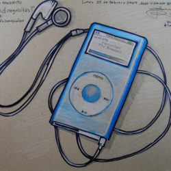 250x250 Ipod Drawing, Pencil, Sketch, Colorful, Realistic Art Images