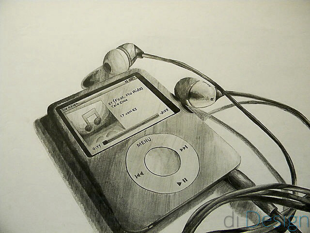 640x480 Ipod Drawing 3d Sketch Pencil 3d Pencil Drawing 3d