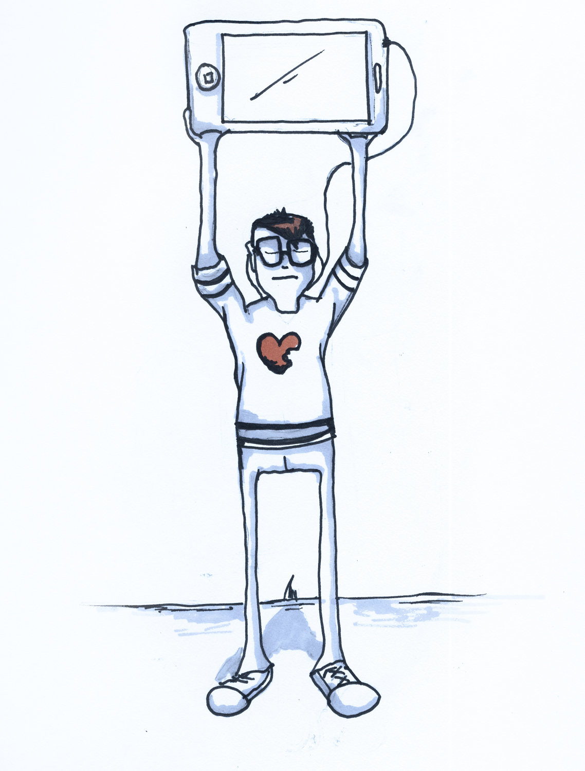 1138x1500 Say Anything Ipod Drawing Apple Hand Drawn Sketch Marker