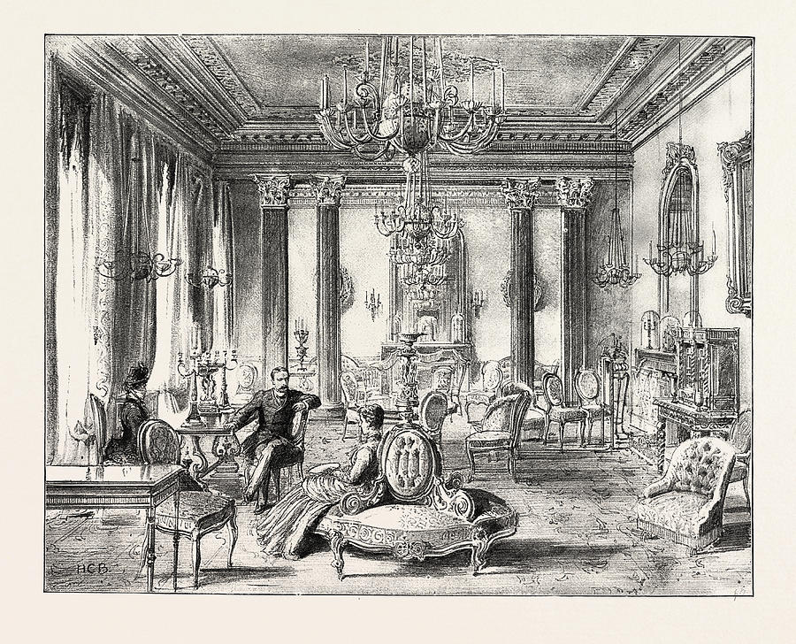 900x728 Dublin Castle, Ireland, Drawing Room In The Viceregal Lodge