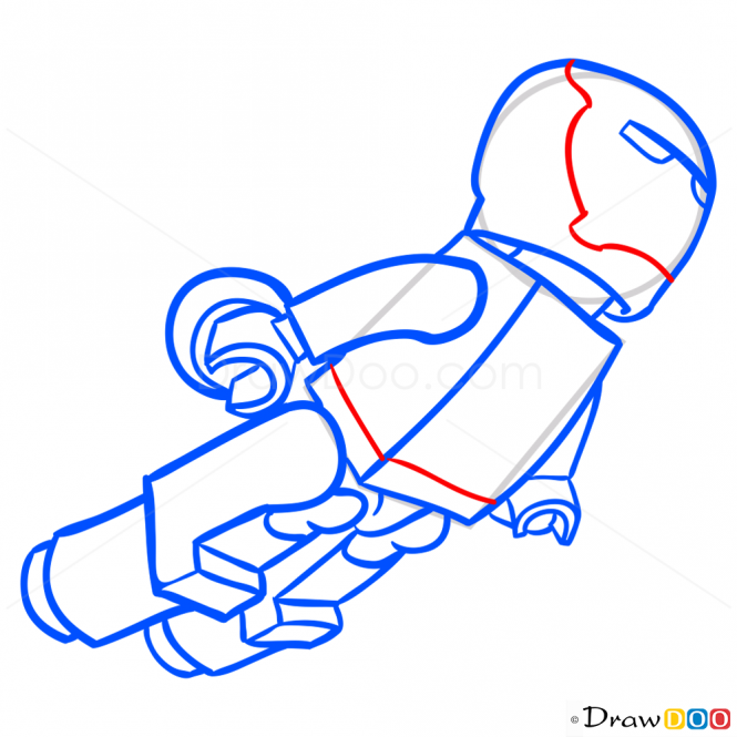 665x665 How To Draw Iron Man, Lego Super Heroes How To Draw