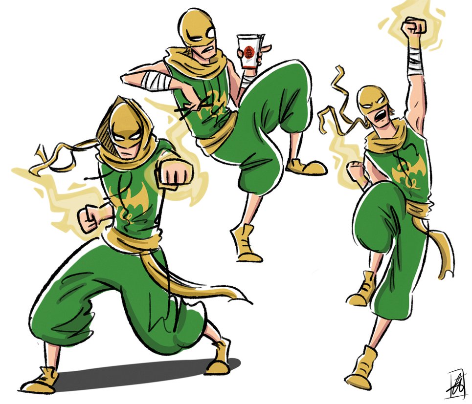 965x827 Iron Fist Costume Design By Xxiicoko Comics Iron